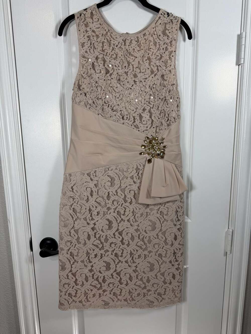 ELIZA J Cocktail Dress with Gold Trim
